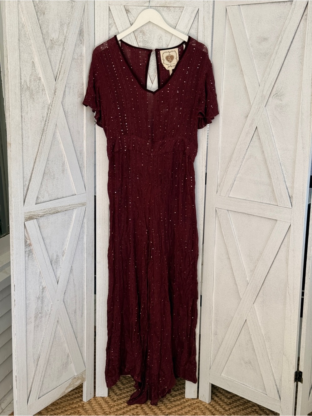 Z&L Europe Bohemian-style wide leg jumpsuit
